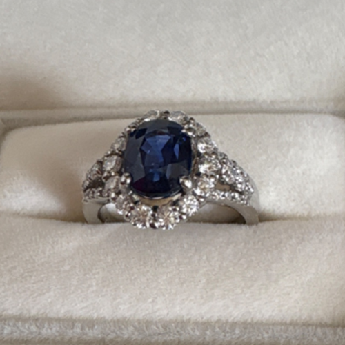 サファイア指輪