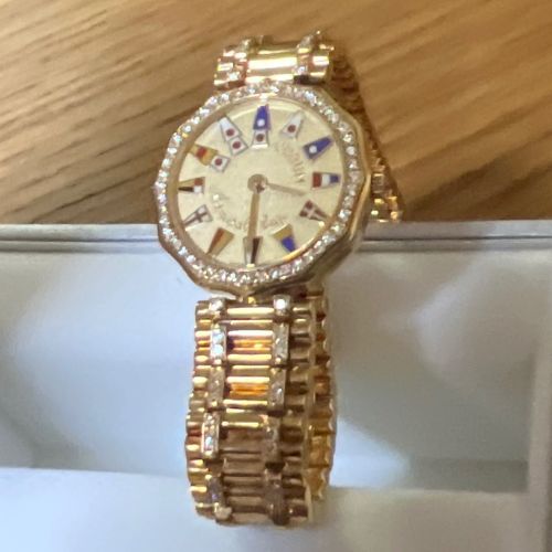 k18純正ダイヤコルム時計