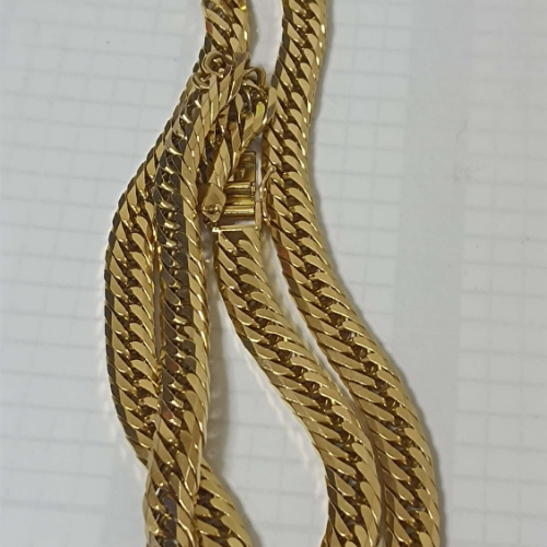 18金 8面トリプル 60cm 150.1g