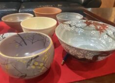 清風与平の夫婦湯呑と茶碗