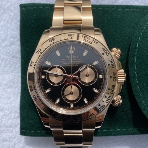 コスモグラフデイトナ エバーローズゴールド 文字盤 ブラック