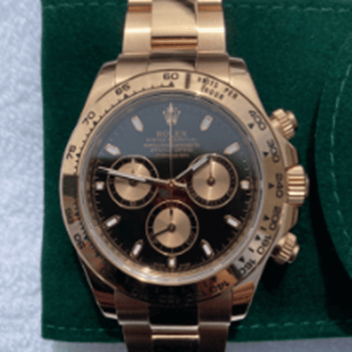 コスモグラフデイトナ エバーローズゴールド 文字盤 ブラック