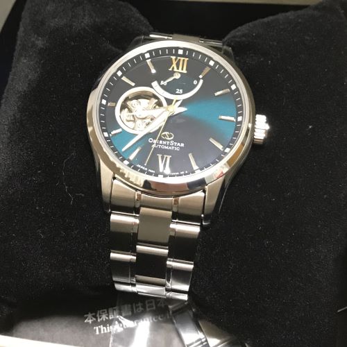 オリエントスターセミスケルトン腕時計