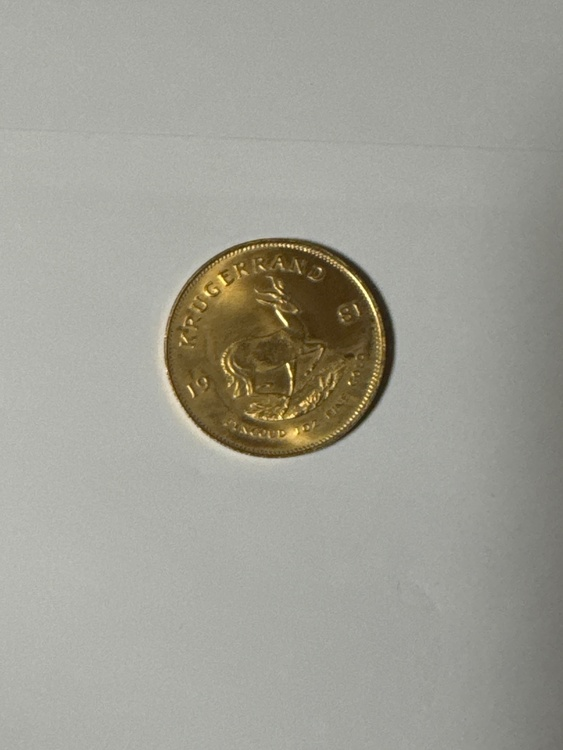 クルーガーランド金貨1オンス 購入証明書無し