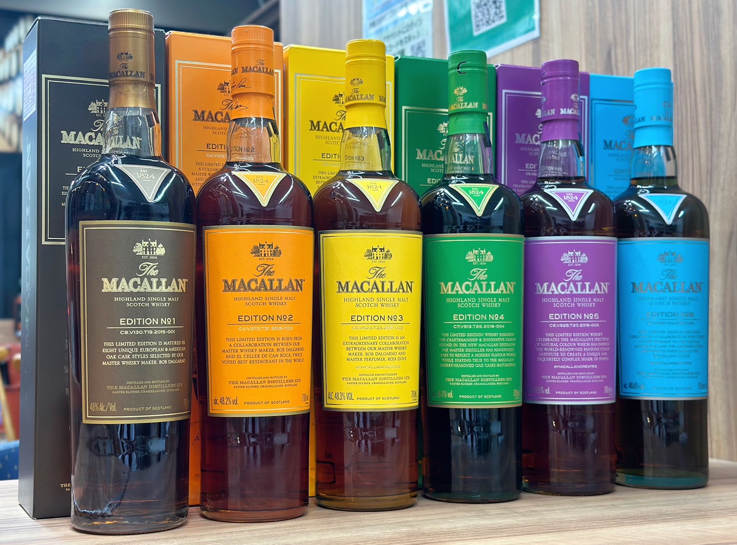 マッカラン エディション No.1-No.6 6本セット 700ml