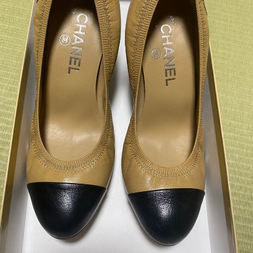 ャネル　ヒールパンプス