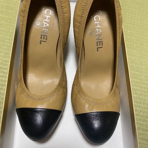 シャネル　ヒールパンプス