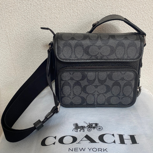コーチ/COACH ショルダーバッグ バッグ チャコールブラック メンズ