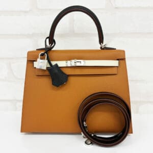 エルメス ケリー25 トリコロールヴェルソ