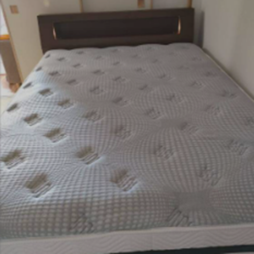 KEYUCA ダブルベッド Lキャビ引き出し無し