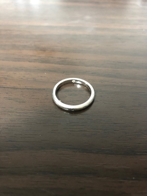 ショーメ 結婚指輪 サイズ22号（62）内側ダイヤ有り