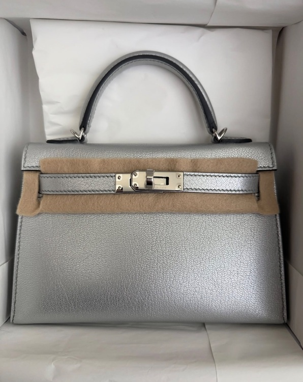 エルメス ミニケリー アルジャン シルバー金具