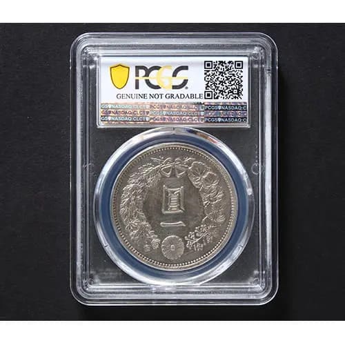 新1円銀貨 明治11年（浅彫）