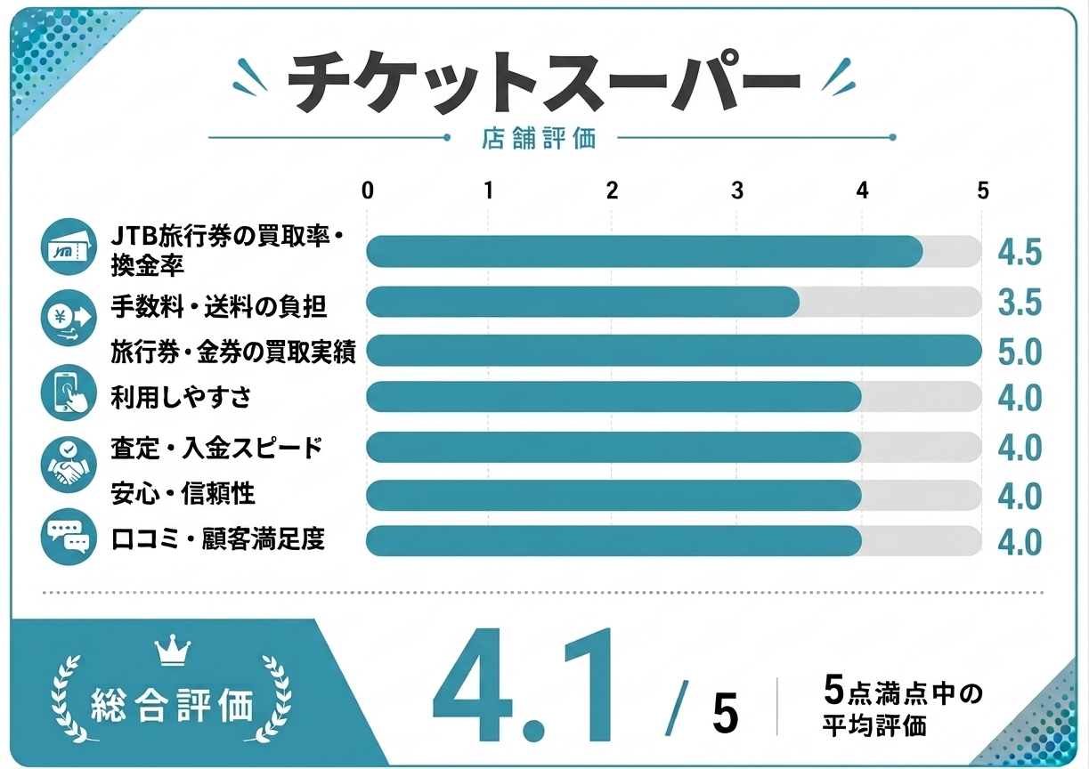チケットスーパー店舗評価