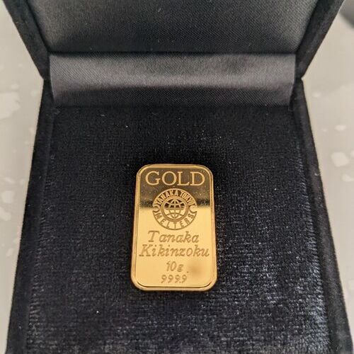 純金 インゴット 24金 田中貴金属 10g 流通品 K24 延べ棒 ゴールド