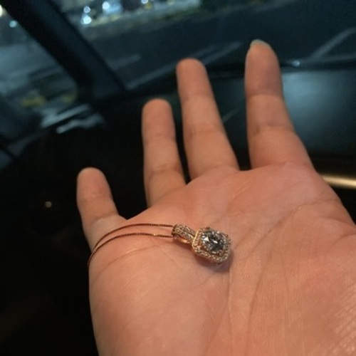 モアサナイト2ct.Au750