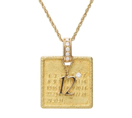 K18ダイヤモンドネックレス 0.10ct 0.33ct 9.82g