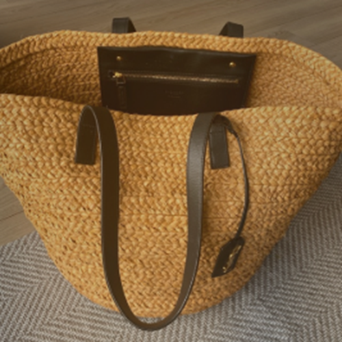 サン・ローラン　カゴバッグ