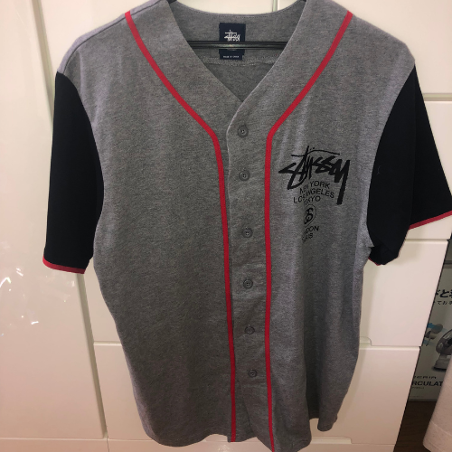 stussyベースボールシャツ