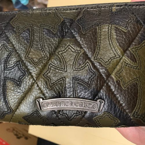 クロムハーツ セメタリークロス ラウンドファスナー カモフラ