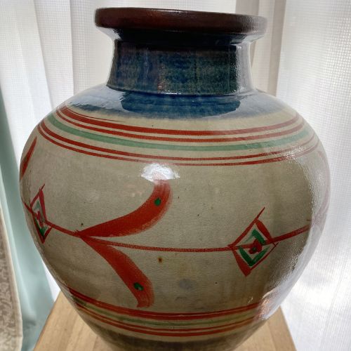 壺屋焼 大壺 島袋常秀作