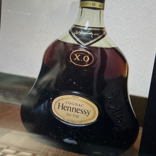 ヘネシーXOグリーンボトル金キャップ