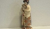 矢部梁生 象牙彫刻「お蝶婦人」