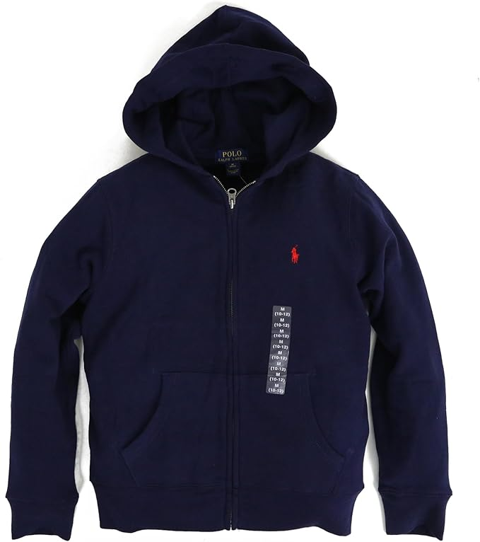 ボーイズ スウェット ジップアップ パーカー 無地 ワンポイント 並行輸入品