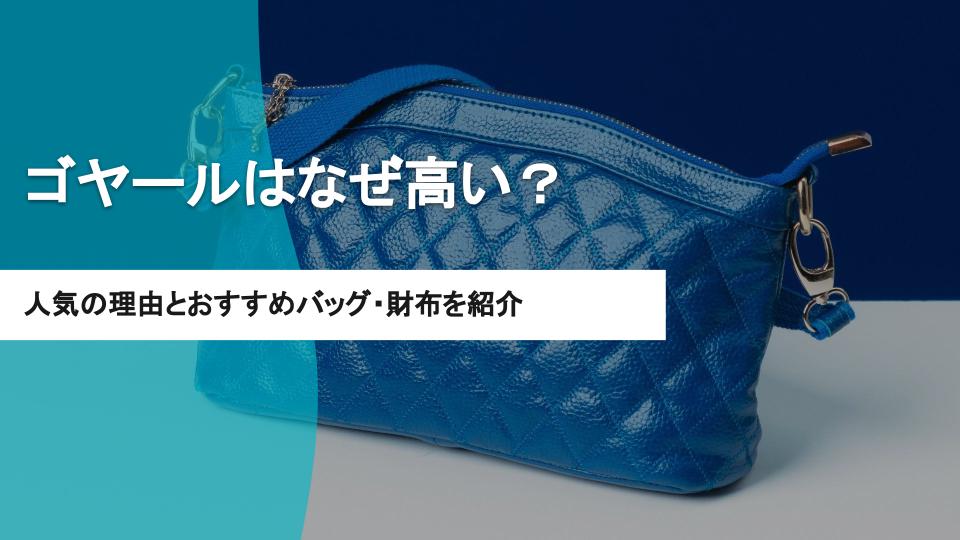 ゴヤールはなぜ高い？ 人気の理由とおすすめバッグ・財布を紹介 - ウリドキ