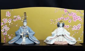 リヤドロ 雛人形「親王・内親王」