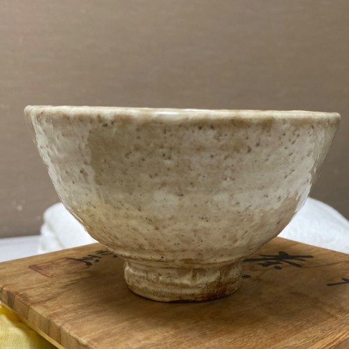 萩焼　抹茶茶碗　旭泉山　今村萩玉
