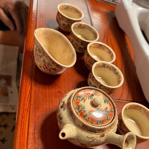古伊万里の煎茶道具セット