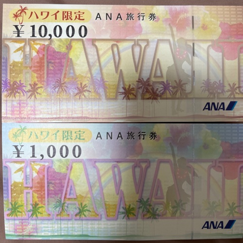 ANA旅行券ハワイ限定