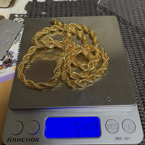 14kTロープチェーン24インチ