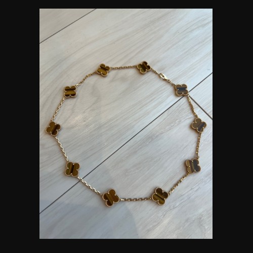 ヴァンクリーフ&アーペル10モチーフタイガーズアイ