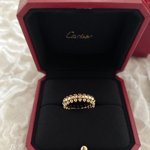 カルティエ　クラッシュリングSMピンクゴールド