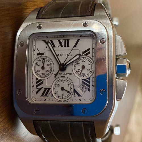 サントス100 XL クロノグラフ