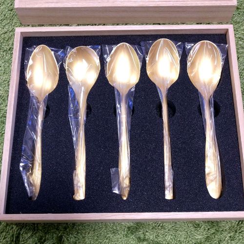 CoCo壱キャンペーン ゴールドスプーン５本セット(金メッキ)