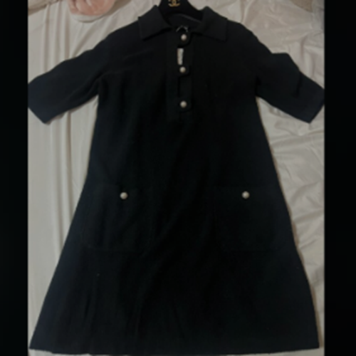 シャネル ココマーク コットン×ナイロン ワンピース