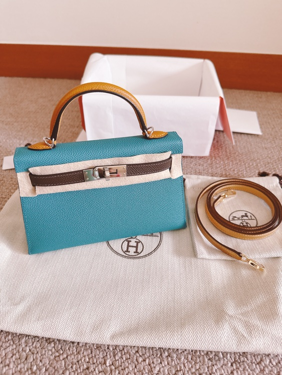 エルメス ミニケリー2 トリコロール