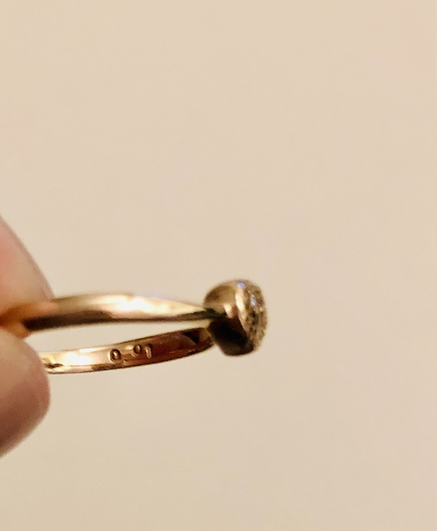 k18 ピンクゴールド ダイヤモンド リング