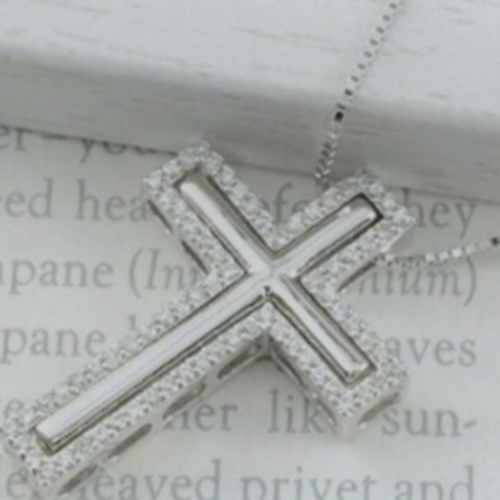 ネックレス クロス メンズ ダイヤモンド プラチナ ペンダント pt900