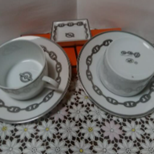 エルメス シェーヌダンクル カップ ソーサー 2客セット