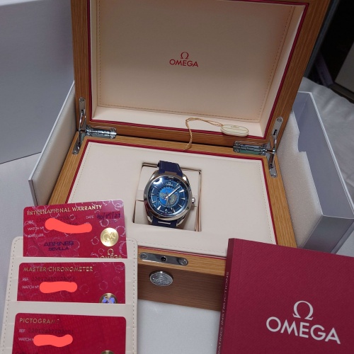 シーマスターアクアテラGMT ワールドタイマーブルー