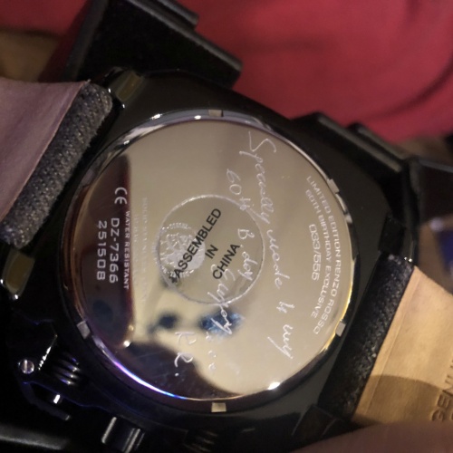 ディーゼル腕時計　レンツロッソ　限定555本モデル