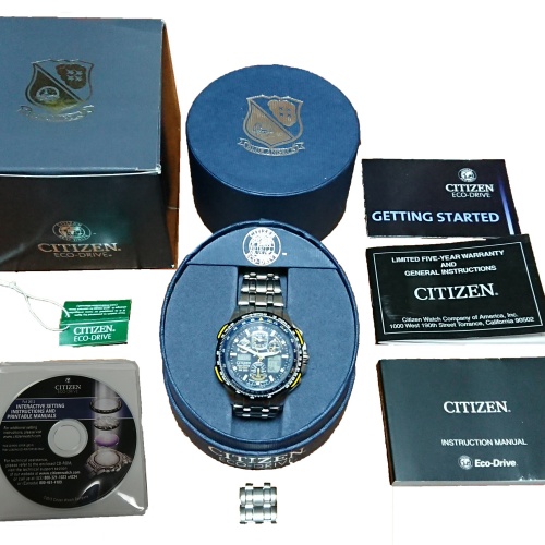 シチズン海外版エコドライブのブルーエンジェル