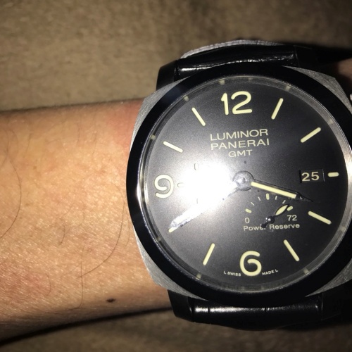 パネライ ルミノール1950 3デイズGMT パワーリザーブ PAM00321