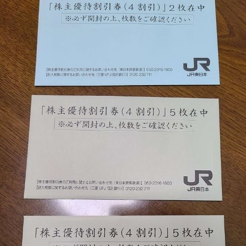 JR東日本株主優待券