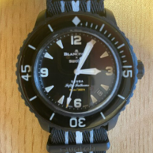 ブランパン × スウォッチ バイオセラミック スキューバ フィフティ ファゾムズ