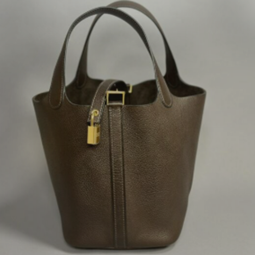 ロックPM、エトゥープxゴールド金具、 トリヨンクレマンス、WBY004AN